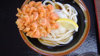 えびのかき揚げも美味しい