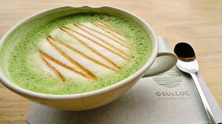 緑茶専門店でカフェ