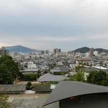 春風楼から見える防府市街地