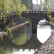 アーチ型の石橋・・・