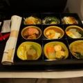 JAL ビジネスクラス　機内食　写真　（ニューヨーク便）