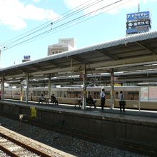 バスターミナルが整備され発展したＪＲ茨木駅