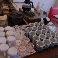 朝食の飲み物はこんな感じです