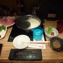 しゃぶしゃぶのセット