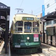 ５番系統の終点の駅です。