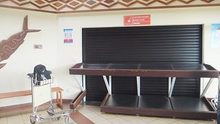 預け入れ荷物の受け取りが素敵です