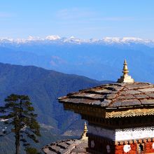 遠くに見えるのは６０００〜７０００メートル級