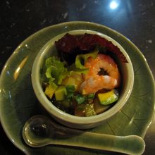 エビとアボカド。美味しかった！