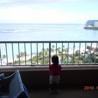 広いベランダで食べる朝食が最高です