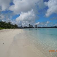 目の前のビーチ