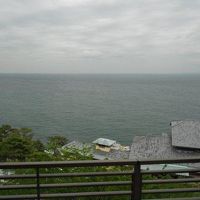 部屋からの景色です。目の前に大島！