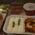 ２年連続同じ機内食
