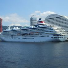 飛鳥がたまたま停泊していました