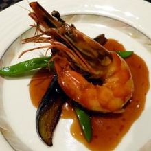 有頭海老のオイスターソース 