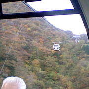 箱根の山で紅葉狩りをしながらの空中散歩