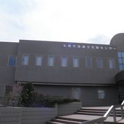 中央図書館と同じ建物にある札幌市埋蔵文化財センター