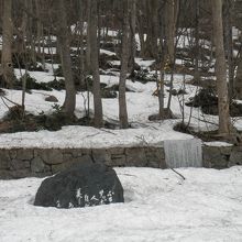 ロープウェイ乗り場の近くです