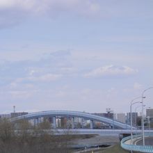 豊平川に架かる幌平橋