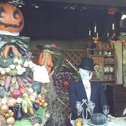 ハロウィンの飾りがちょっと怖い？！(笑)