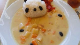 パンダのキャラクターメニューがお勧め