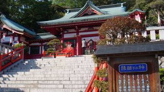 眺望のよい神社