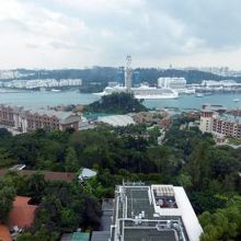 シンガポール島の眺め