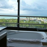 オーシャンビューのバスルーム