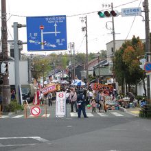 オリベストリートの入口