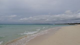 白砂の綺麗なビーチ