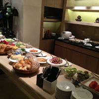 朝食。豪華ではないですが十分かと思います。