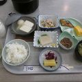 朝食のイカ刺しは美味しいです。