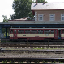 最後の数分はこの列車に乗り換えて行きます