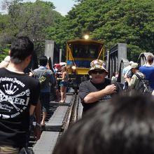 観光客でいっぱい