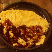 これが名物のオムライスです