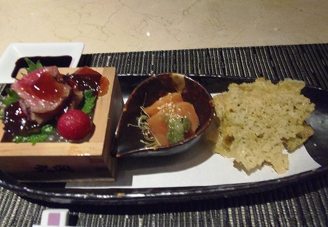 創作和食の店、若手シェフの料理がグッド