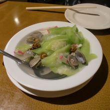 ヘチマ炒めはスープが美味しい