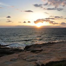 夕陽の景色は非常に良い！