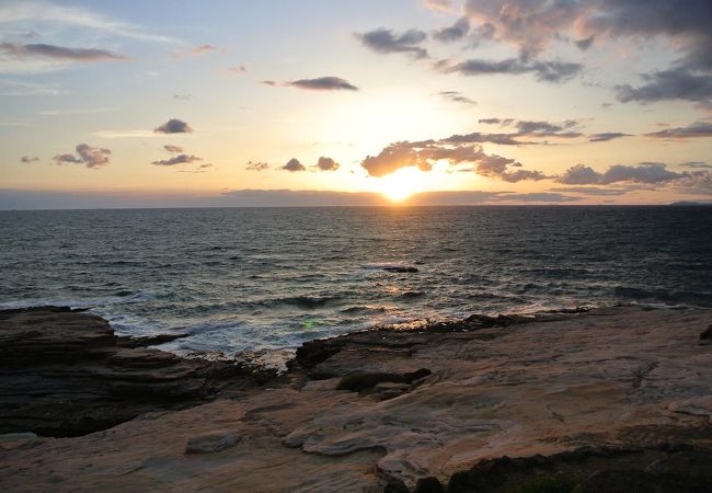 夕陽の景色は非常に良い！