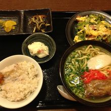 ゴーヤーチャンプル＆ソーキそば