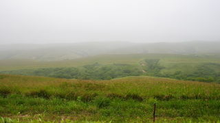 なだらかな丘陵が見渡せます