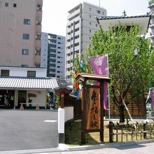 亀戸駅から三十間商店街を歩いて、亀戸梅屋敷の新施設。