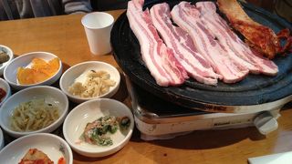 サムギョプサルがおすすめ
