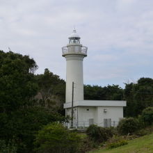 岬に設置されている灯台