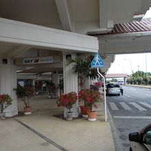 宮古空港の入口です。