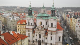 ボヘミアバロック建築を代表する美しい教会