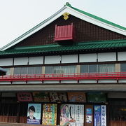 江戸時代の歌舞伎様式を伝える芝居小屋