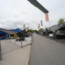 屋外戦車展示