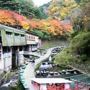 千早川の清流を利用した金剛山マス釣り場