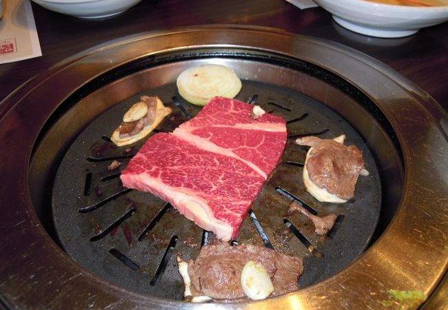 牛肉もおかずも高級でした