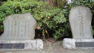三芳野神社の「とおりゃんせ」の歌発祥碑